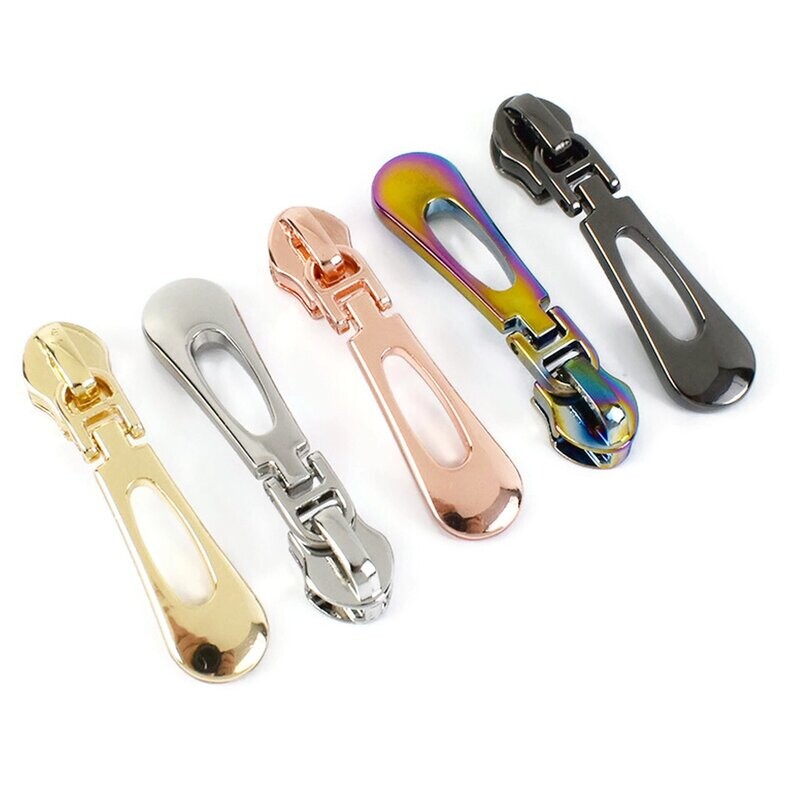 #5 Nylon Coil Zip Sliders/Pulls - Water Drop Pull