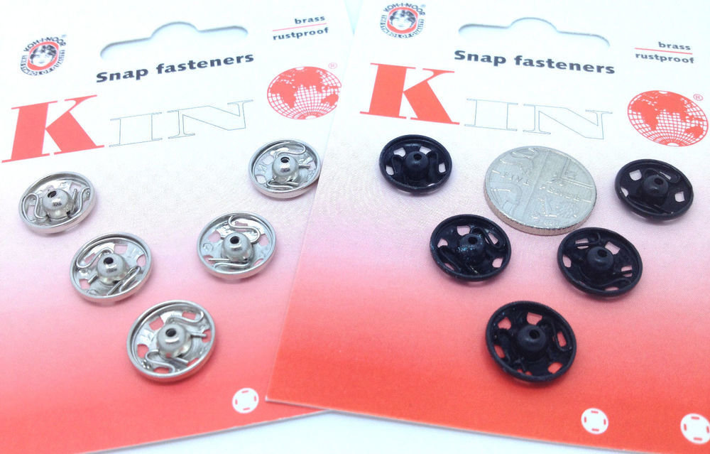 Kin Metal Snap Fasteners, Size: 11.5mm