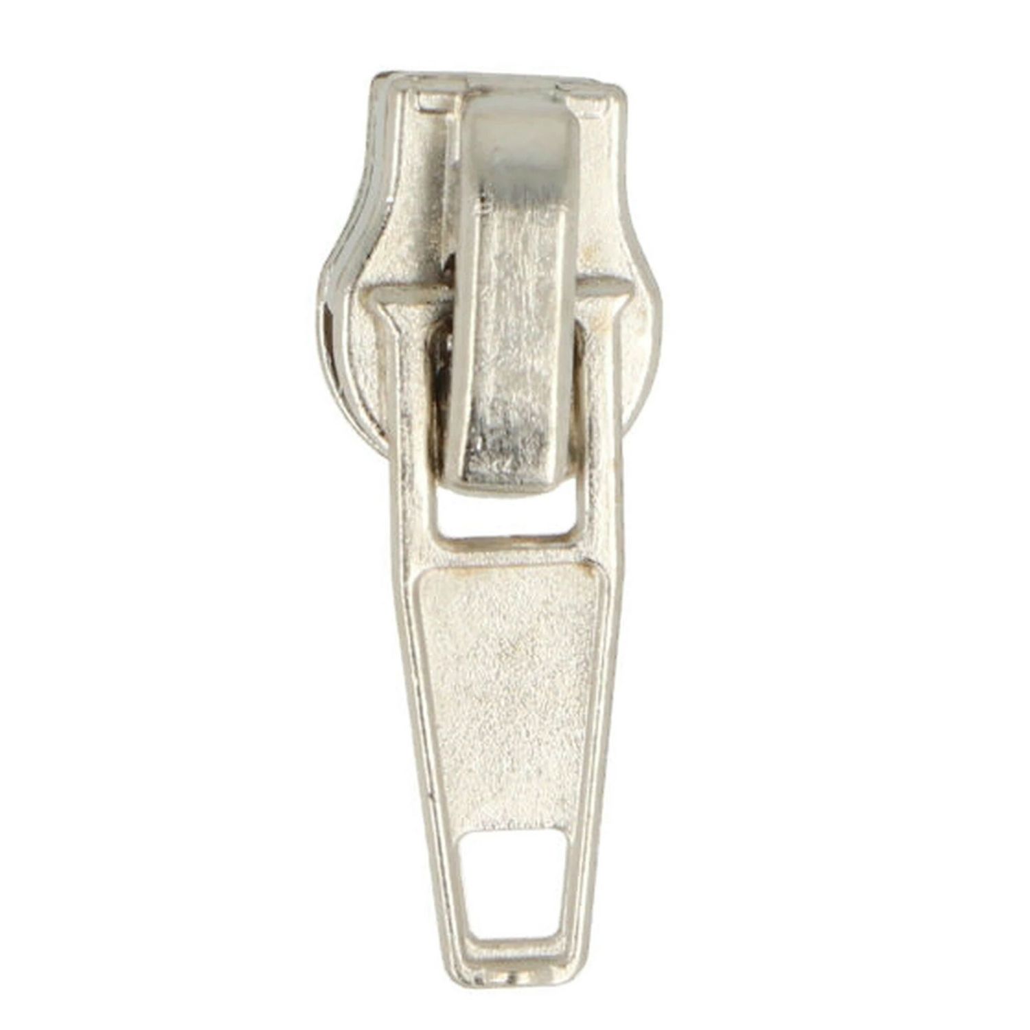 #5 Nylon Coil AutoLock Sliders/Pulls, Colour: Silver