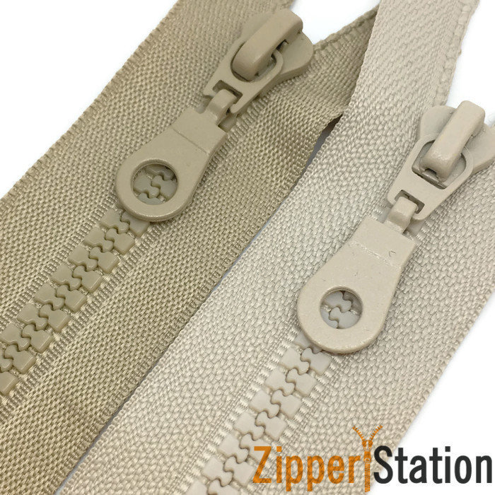 85cms Chunky Plastic Open End #5 Zips