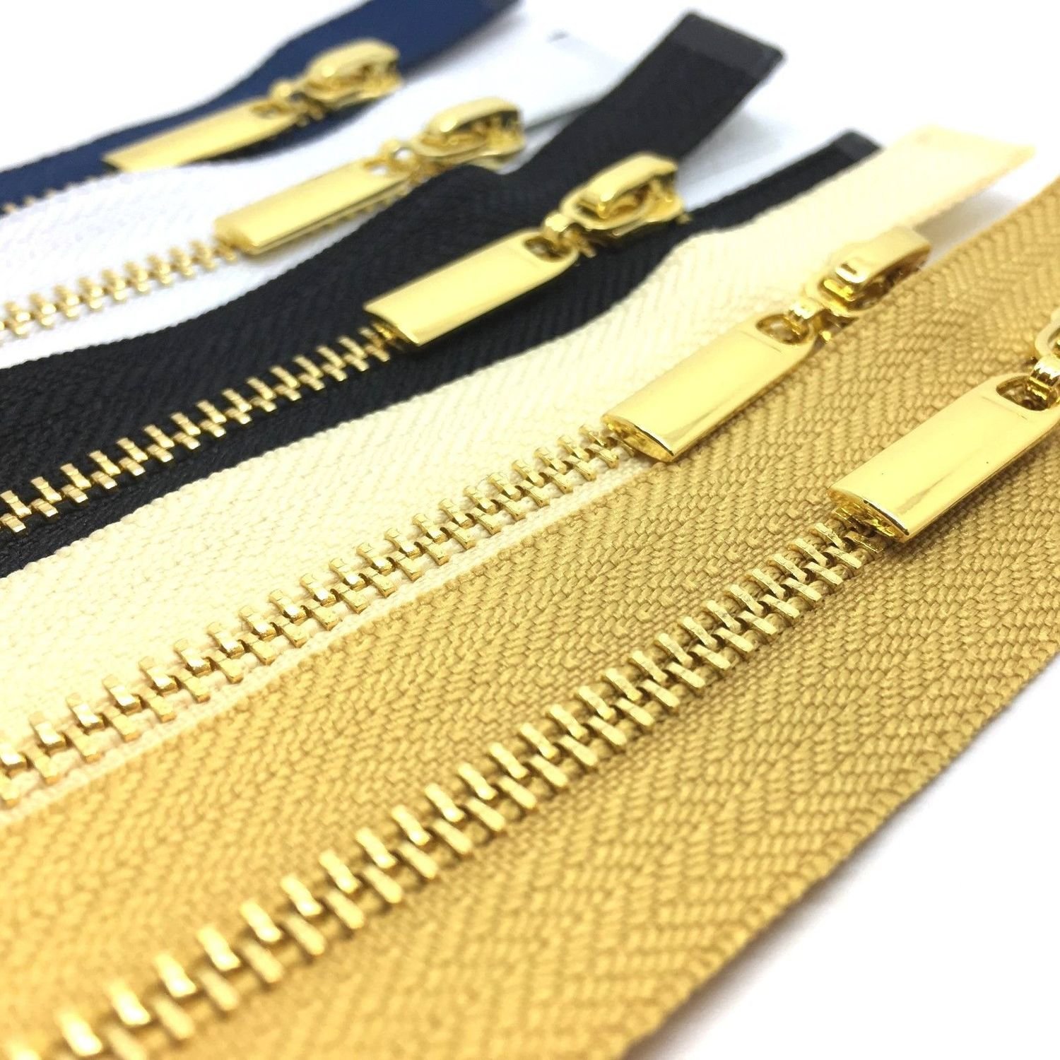 Gold PC case Made in Japan Zipangu 金 Polished Gold Open End #3 Zips