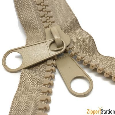 Continuous Zip with Twin/Reversible Slides