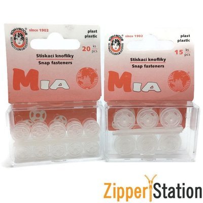 Mia Clear Snap Fasteners