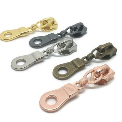 #5 Nylon Coil Zip Sliders/Pulls - Donut Pull #5 Nylon Coil Zip Sliders/Pulls - Donut Pull