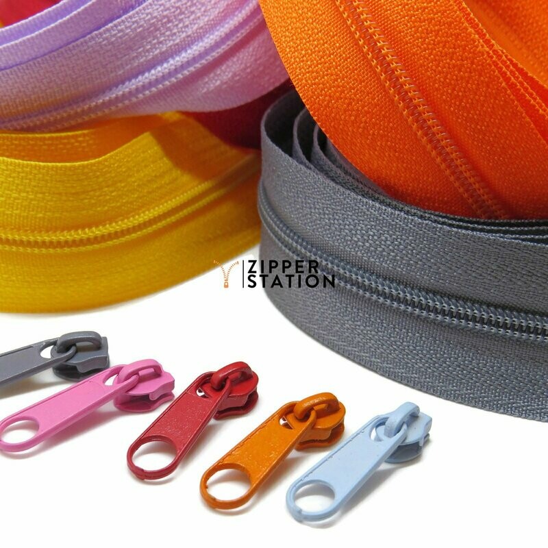 Nylon Continuous #5 Zip - Standard (2 sliders per meter)