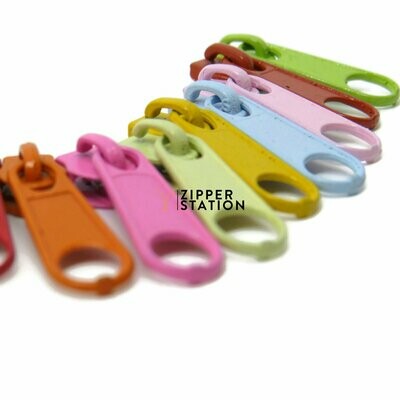 #3 Nylon Coil Zip Sliders/Pulls - non lock #3 Nylon Coil Zip Sliders/Pulls - non lock