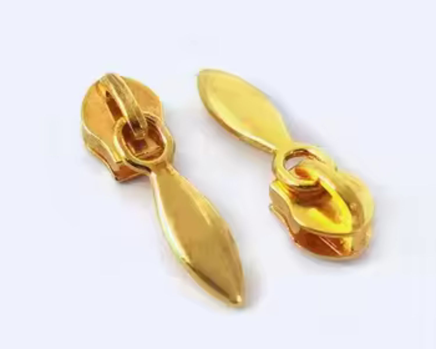 TEAR DROP #3 Nylon Coil Zip Sliders/Pulls TEAR DROP #3 Nylon Coil Zip Sliders/Pulls, Colour: Gold