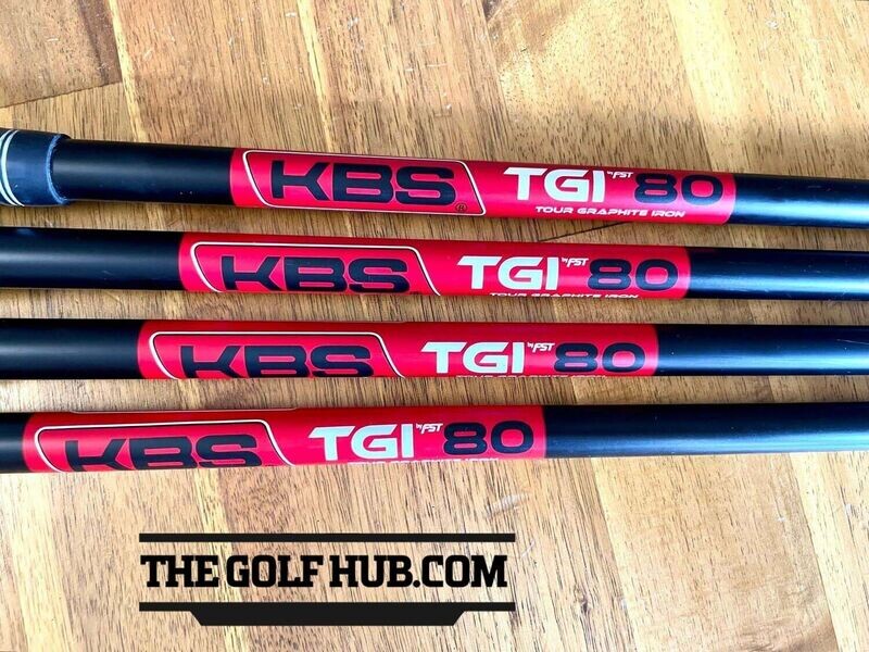 KBS TGI 80 (4pc) Stiff Iron Shaft Set- .355 Taper / 34.75-36.75in