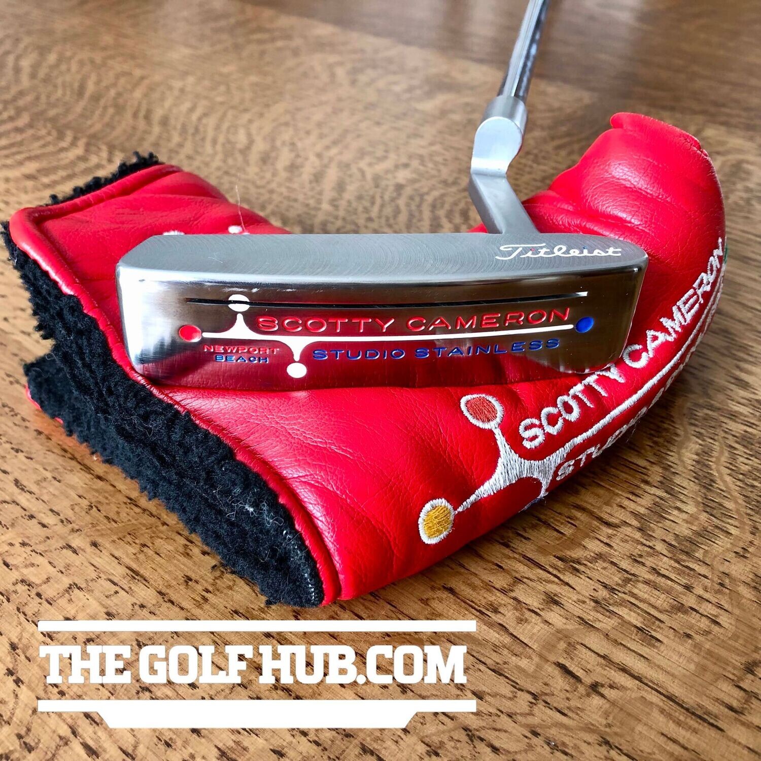 *NEW* Scotty Cameron Studio Stainless Newport Beach 35in Putter- Red Dancing 🏆✨
