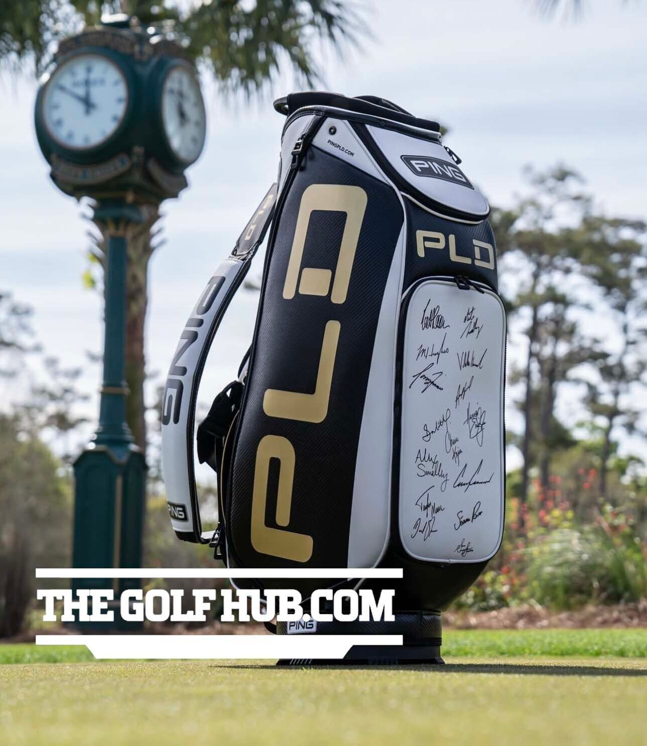 *NEW* Ping PLD *RARE* 1/1 Autographed Tour Only Staff Bag (Authenticated Photo) 🏆✨
