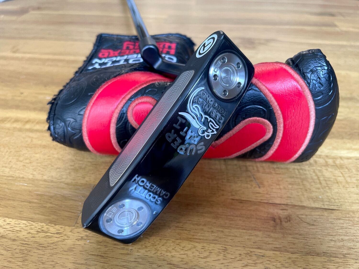 Scotty Cameron Circle T Black Super Rat 1 GSS Inlay 34in Putter- Black Shaft 🏆✨
