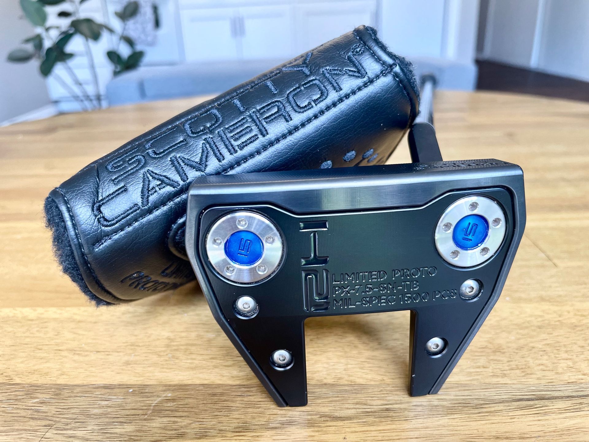 Scotty Cameron H21 Holiday LTD Proto X-7.5 34.5in Putter- Blue Custom Shop Paddle Grip