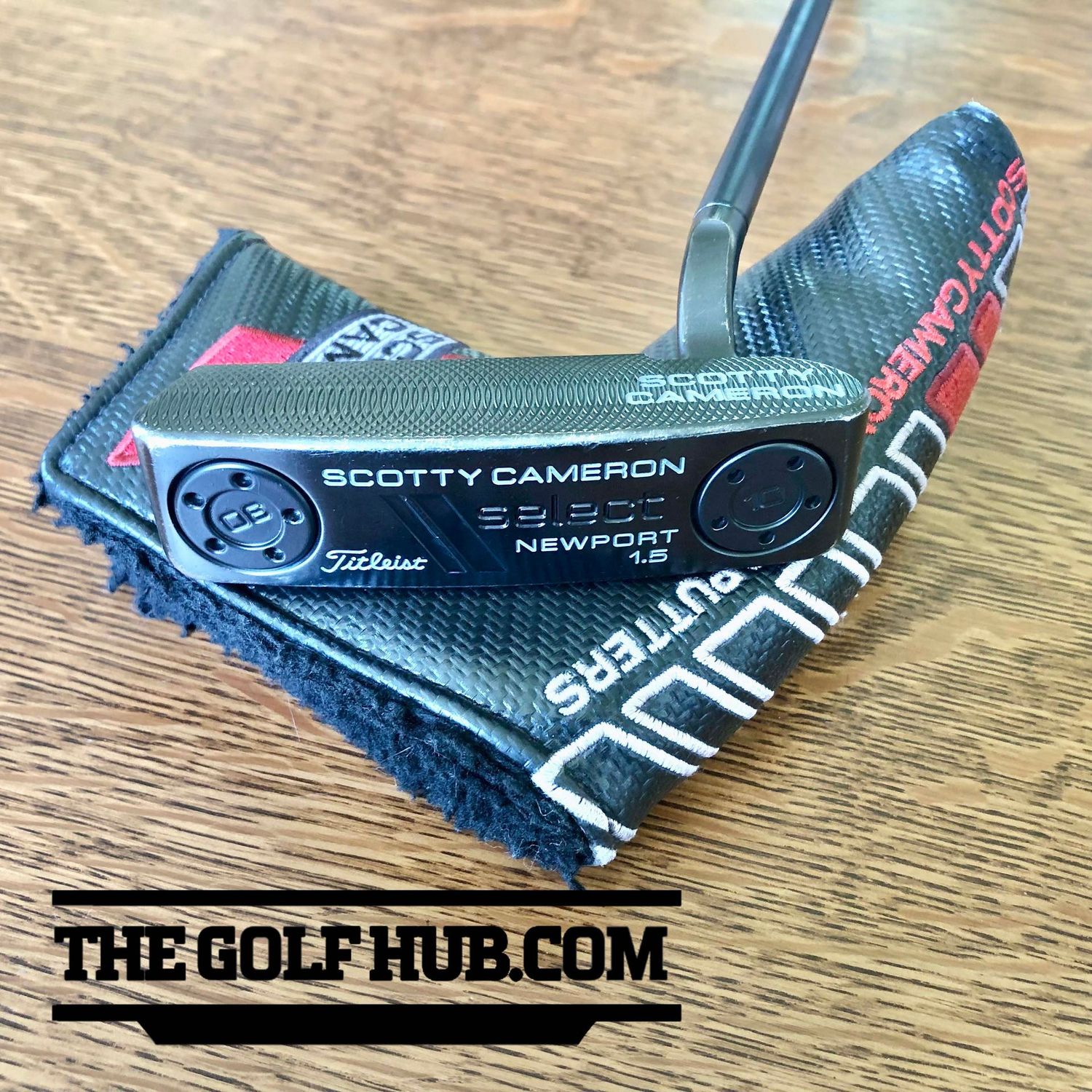 Scotty Cameron Select Newport 1.5 35in Putter- Black Mist / Paddle 