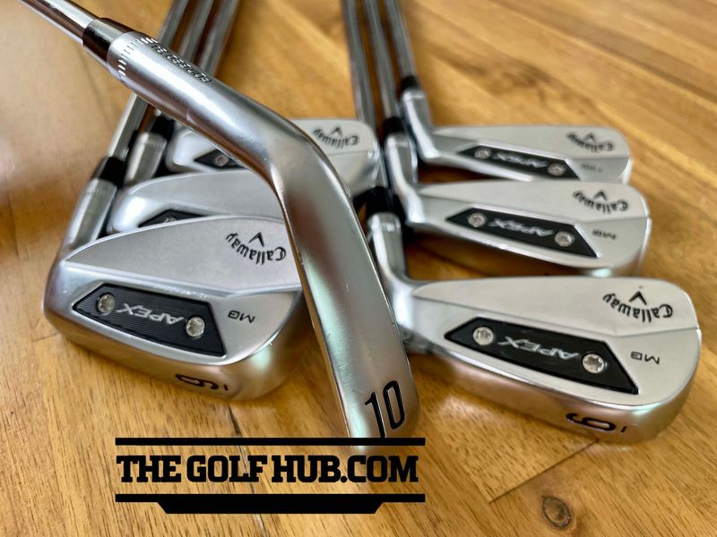 Callaway APEX 2024 MB 4-P Iron Set- Dynamic Gold S400 120 Tour Issue Stiff Staff