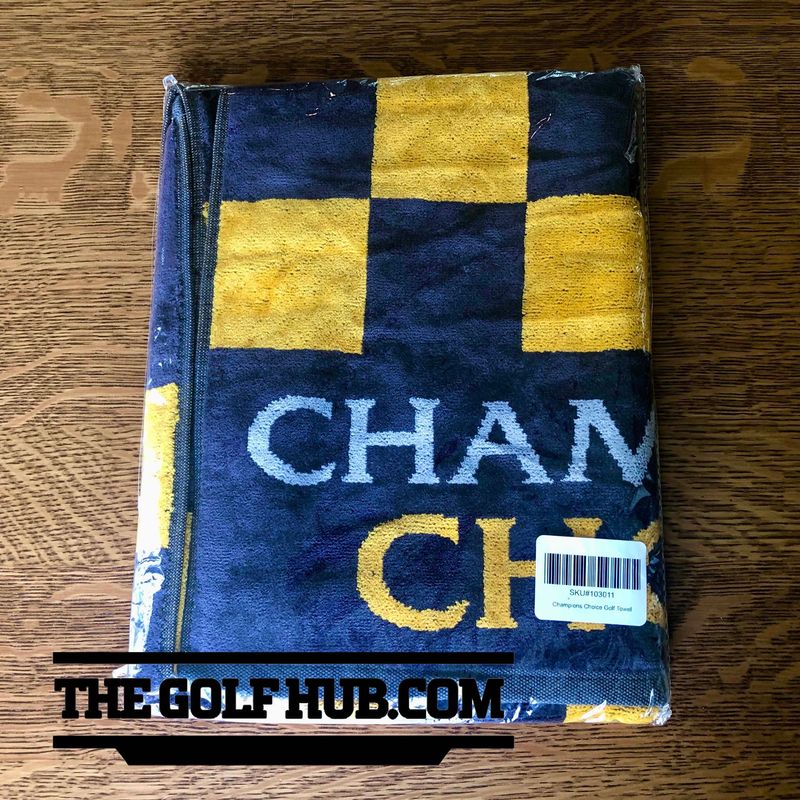 *NEW* Scotty Cameron Champions Choice Golf Towel- Black/Gold