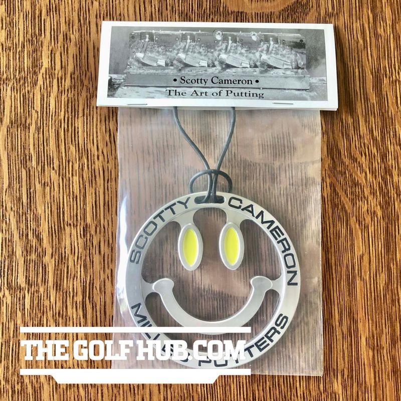 *NEW* Scotty Cameron Bag Tag- Black/Yellow Smiley Face