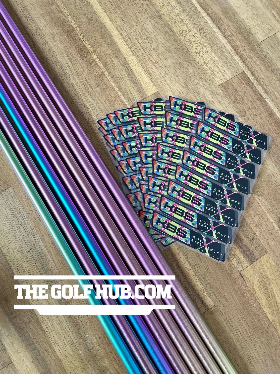 *NEW* KBS PVD Rainbow .355 Taper Iron Shaft Set- (Regular/Stiff/X-Stiff Flex)