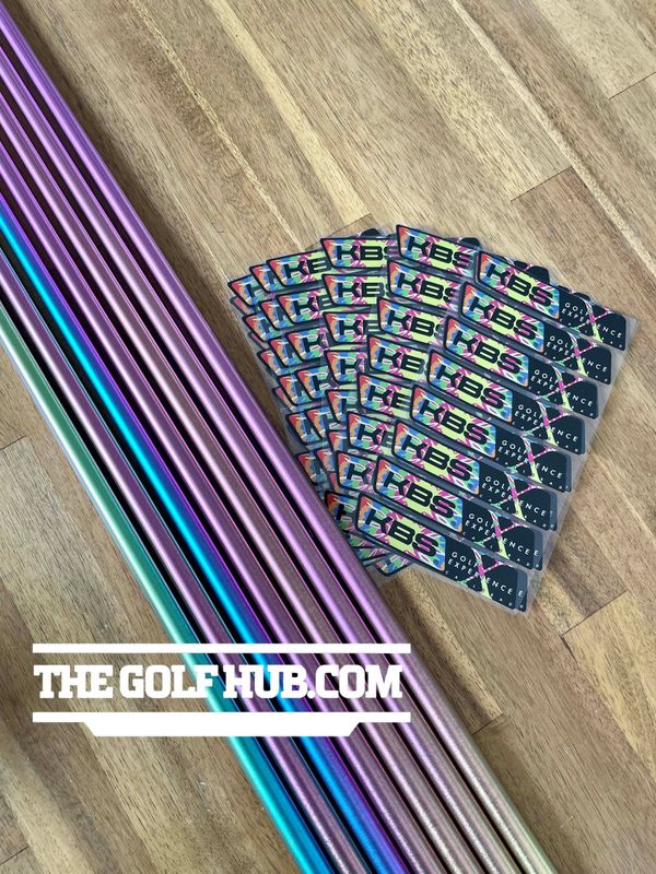 *NEW* KBS PVD Rainbow .355 Taper Iron Shaft Set- (Regular/Stiff/X-Stiff Flex)