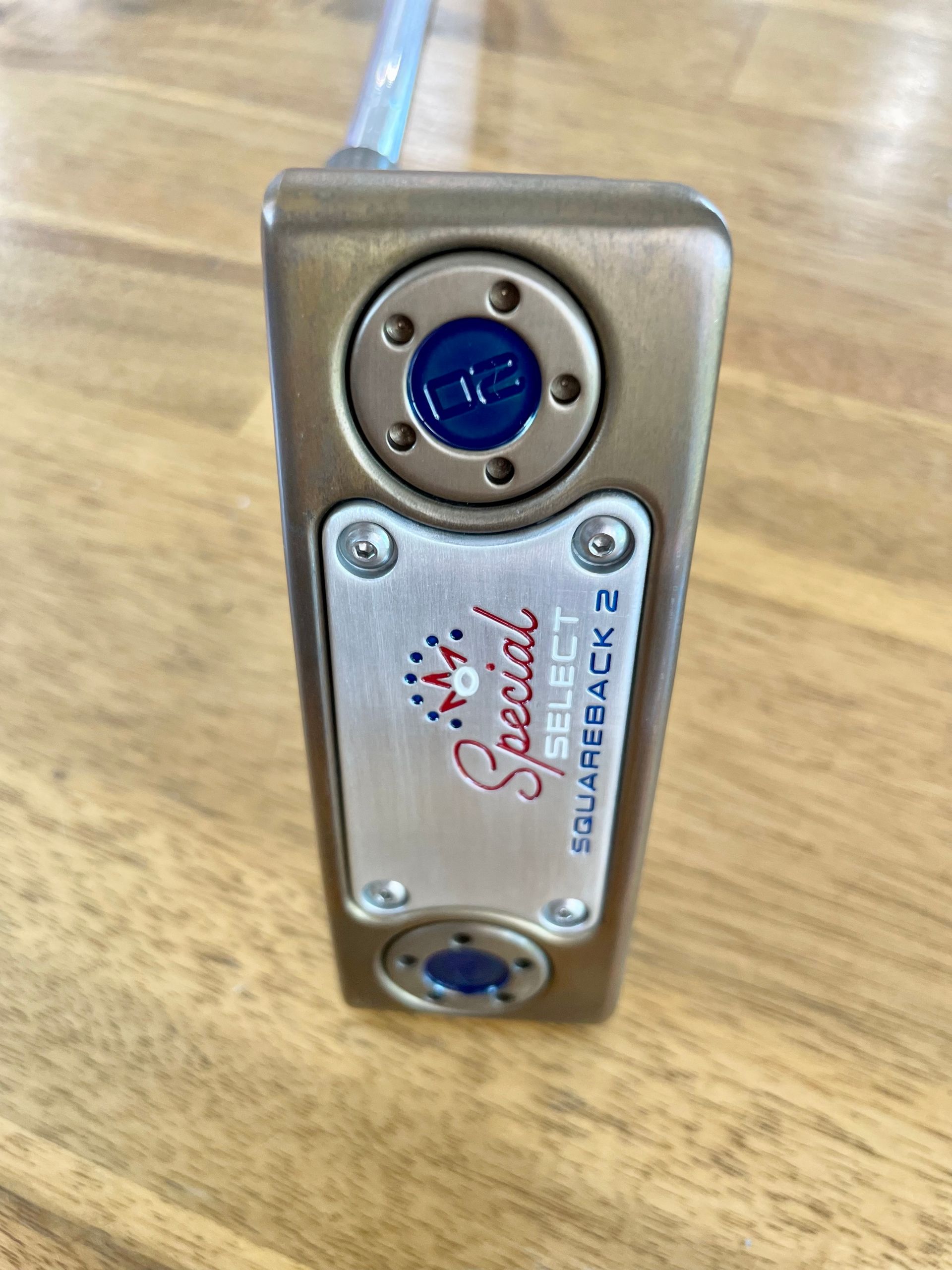 Scotty Cameron Special Select Custom Chromatic Bronze USA Squareback 2 35in Putter