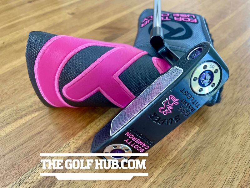 Scotty Cameron Circle T w/ COA Concept I Super Rat 34.5in Putter- Pink Tour Only Industrial