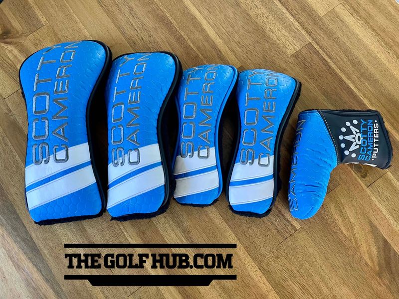 *NEW* Scotty Cameron Gallery Exclusive Turbo Blue Head Cover Set (x5)