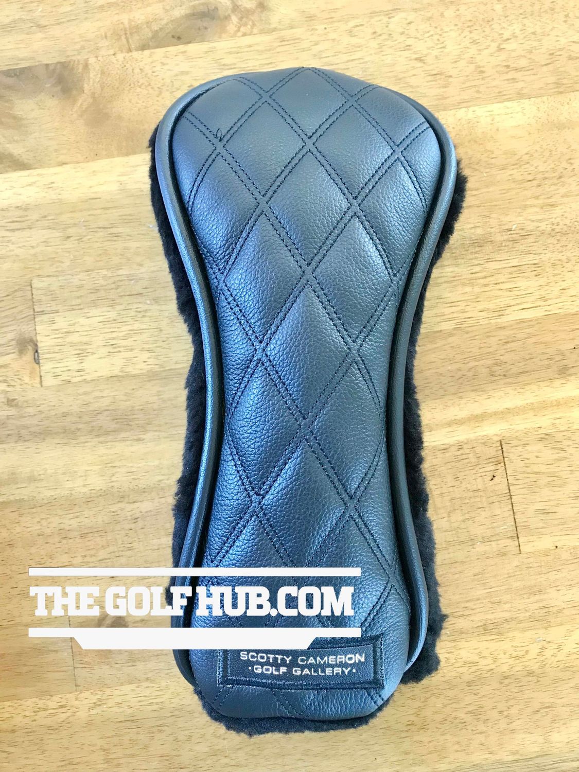 *NEW* Scotty Cameron Black Leather Diamond Quilted Utility Head Cover