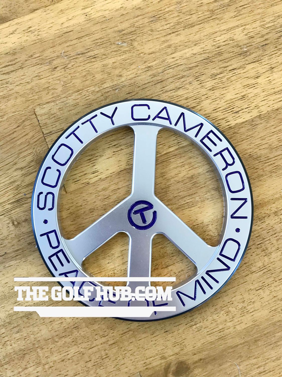 *RARE* Scotty Cameron Circle T Peace of Mind Metal Bag Tag