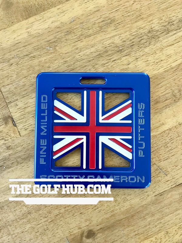 *RARE* Scotty Cameron England / UK Metal Bag Tag