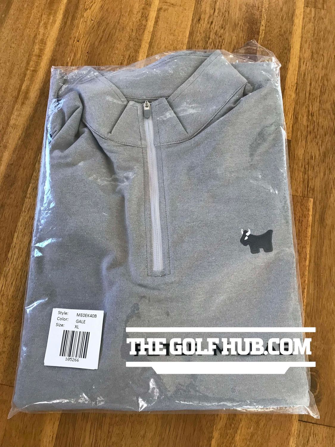 *NEW* Scotty Cameron Junk Yard Dog Bull Dog Gray Circle T 1/4 Zip Pullover- XL