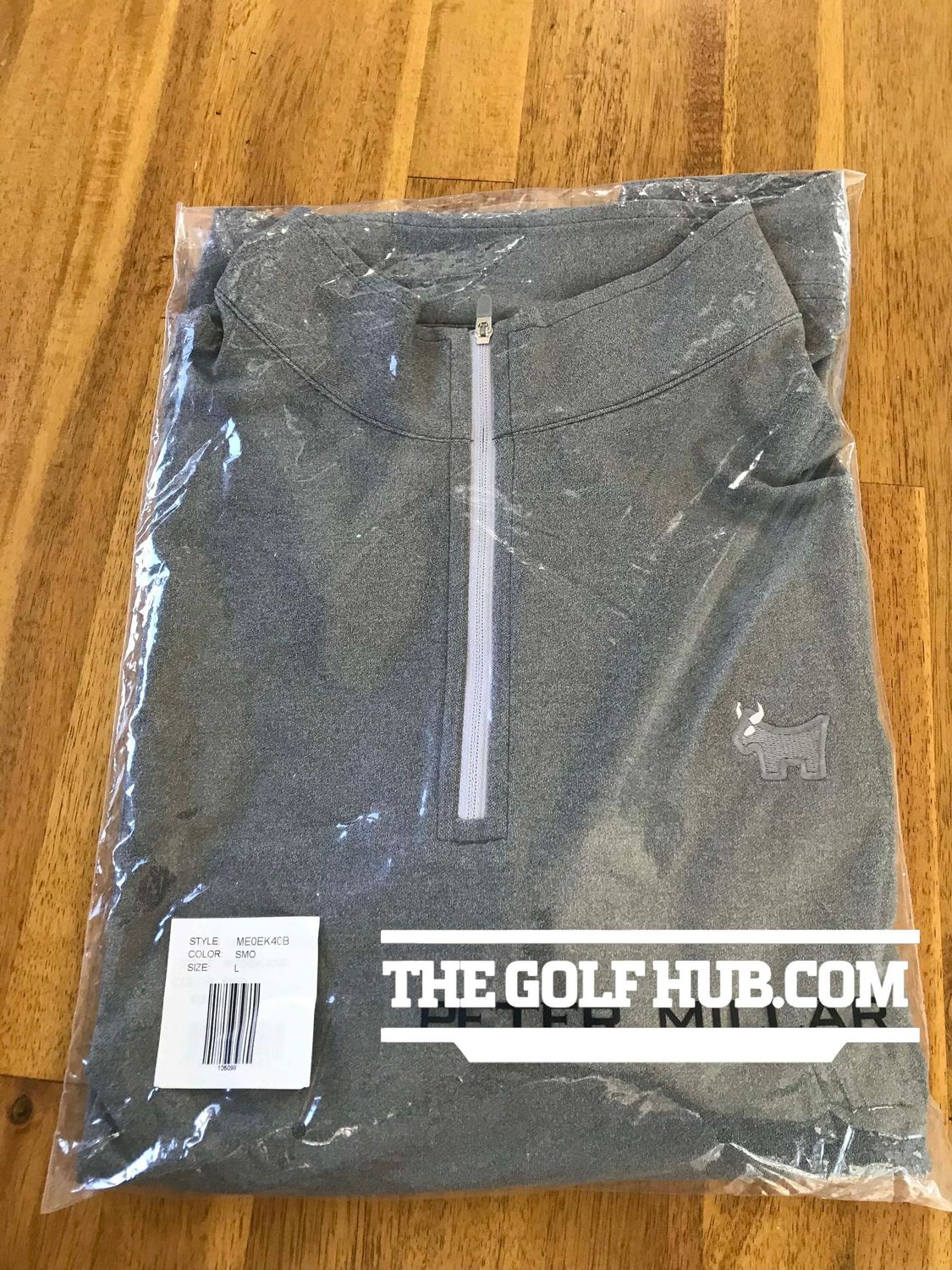 *NEW* Scotty Cameron Junk Yard Dog Bull Dog Gray Circle T 1/4 Zip Pullover- Large