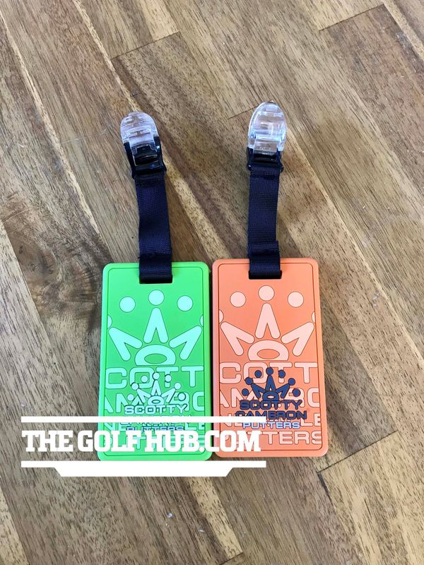 *NEW* Scotty Cameron 7 Point Crown Bag Tags- Lime Green & Orange (Set of 2)