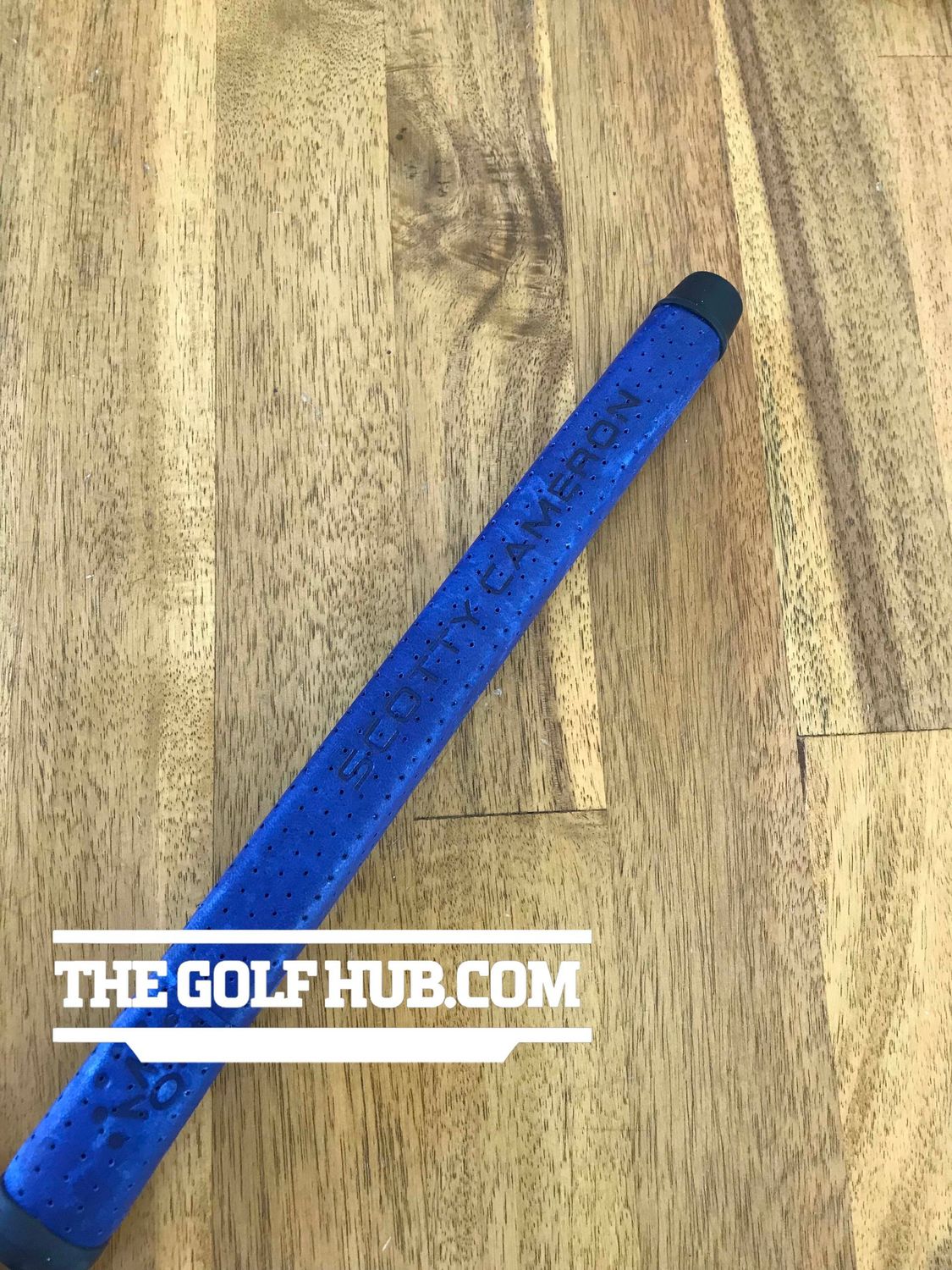 Scotty Cameron Blue Leather Stitchback Grip