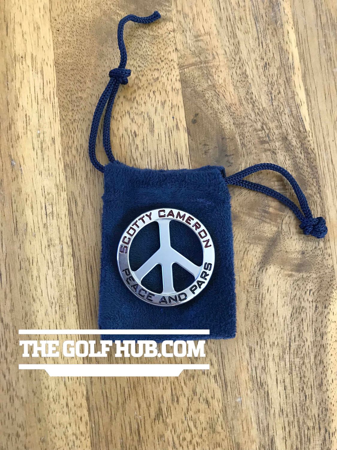 *NEW* Scotty Cameron Round Peace and Pars Ball Marker- Black & Red
