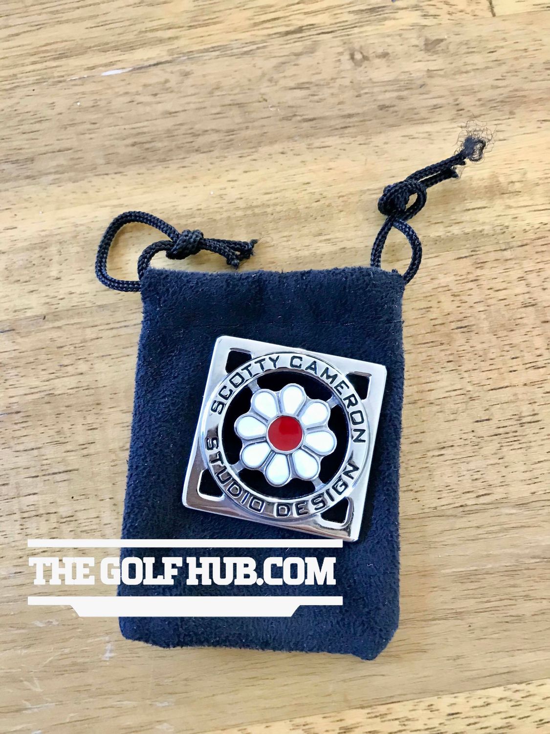*NEW* Scotty Cameron Studio Design Square White Flower Ball Marker