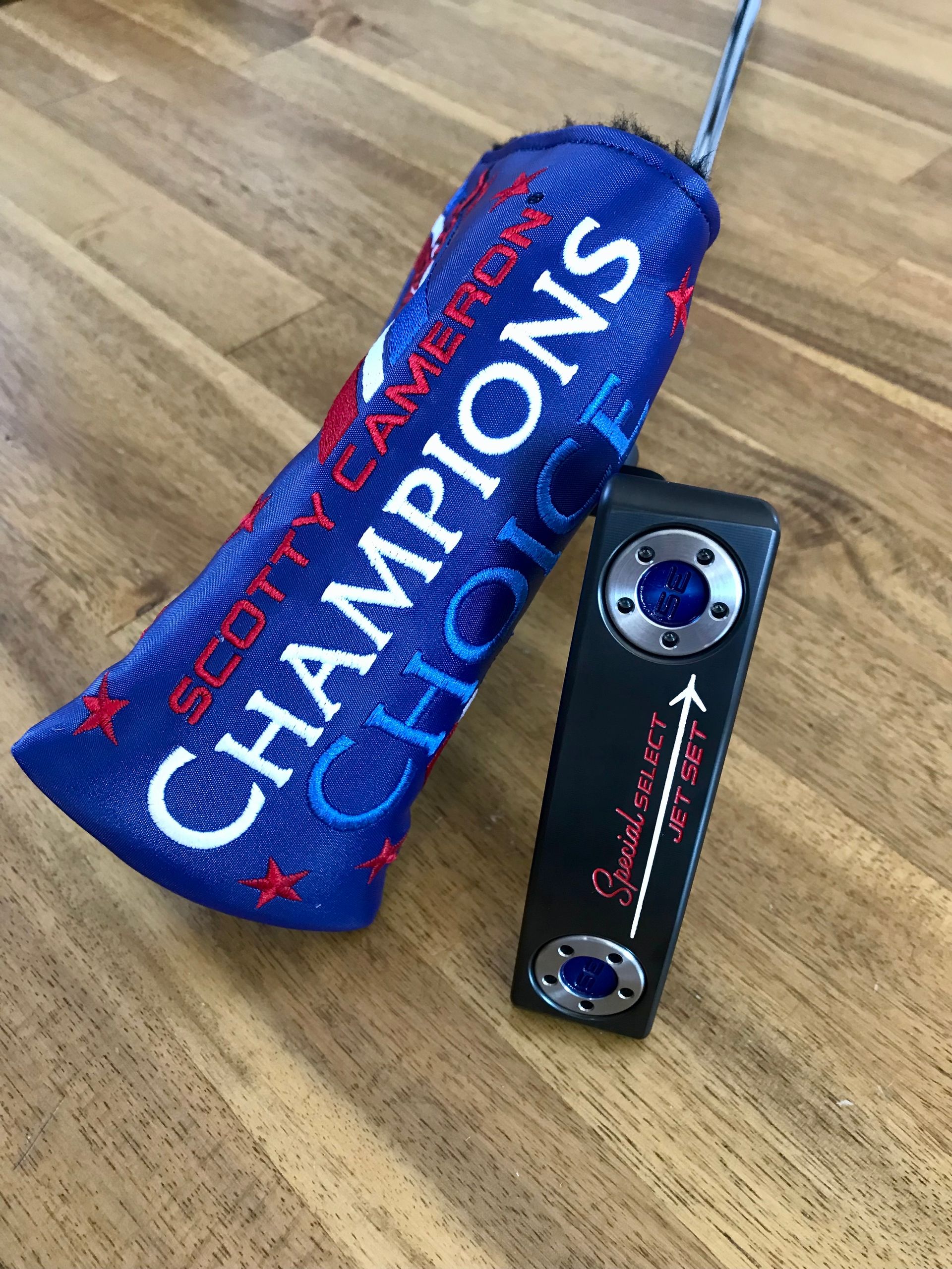 *RARE* Scotty Cameron LTD Jet Set USA 34in Putter- Champions Choice Cover