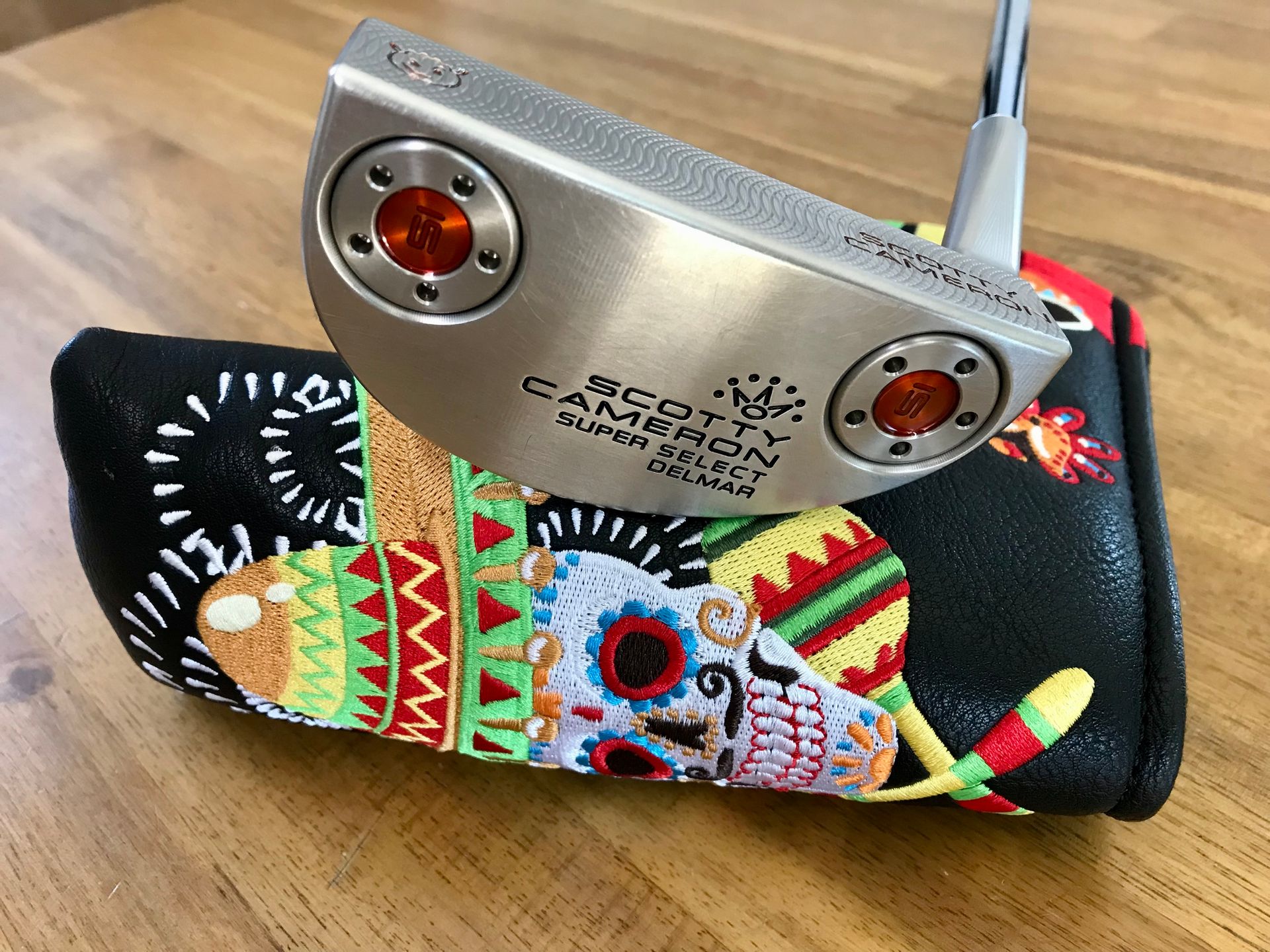 *NICE* Scotty Cameron Custom Shop SS Del Mar 34in Putter-  Go Getter Stamp/Camo Grip