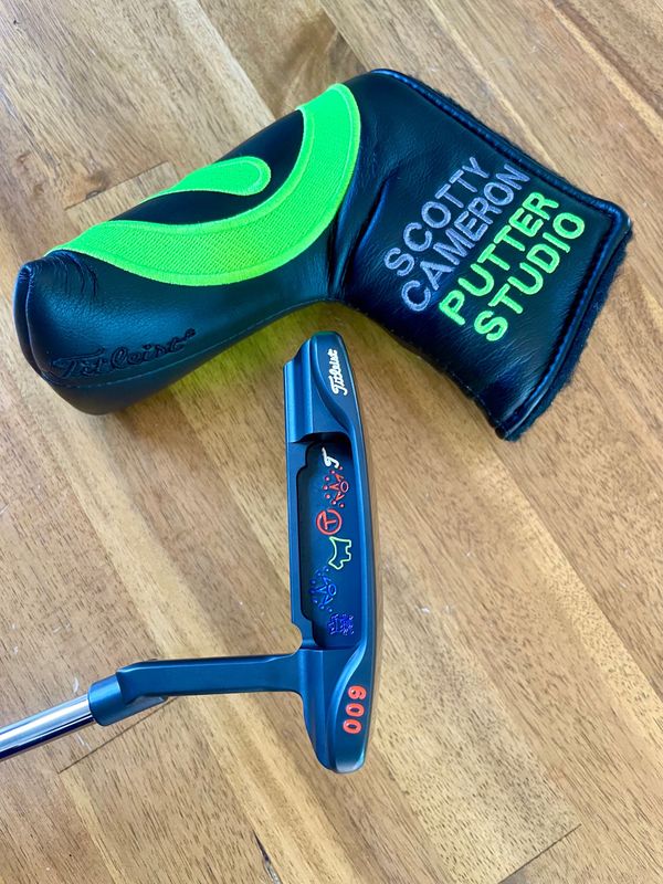 *PRISTINE* Scotty Cameron Circle T w/COA Tour 009 Prototype 3x Black Carbon Putter