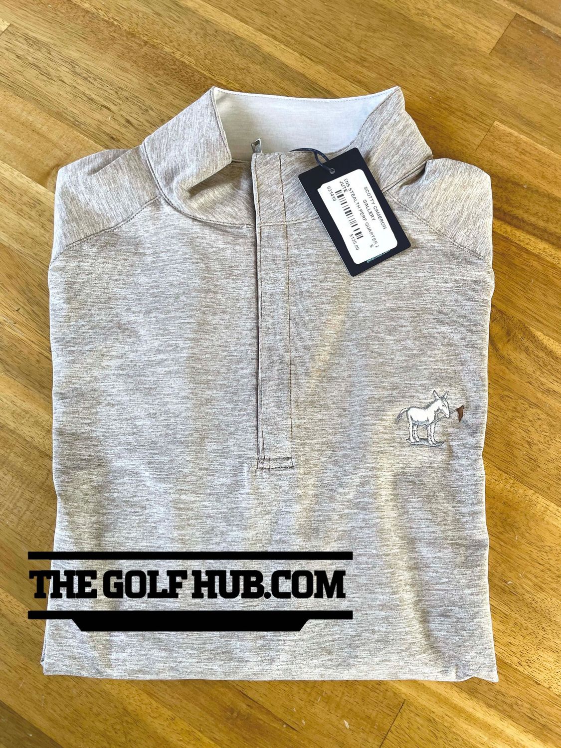 *NEW* Scotty Cameron Gallery Crown Crafted Jack the Donkey Jute 1/4 Zip- Small