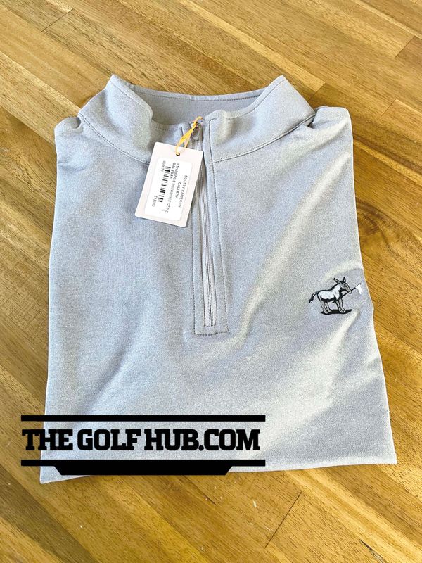 *NEW* Scotty Cameron Gallery Melange Jack the Donkey Beige 1/4 Zip- Small