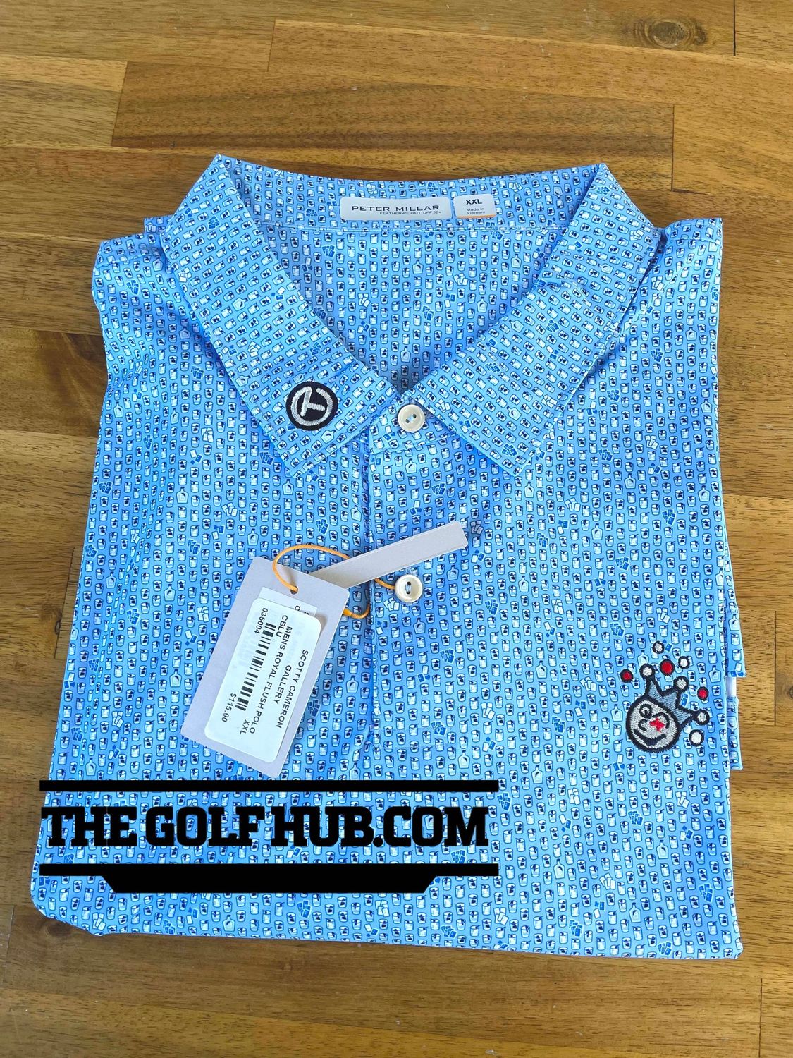 *NEW* Scotty Cameron Gallery CBlue Royal Flush Jackpot Johnny Polo- XXL