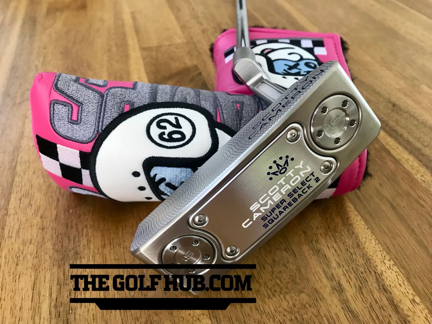 *NEW* Scotty Cameron MOTO Squareback 2 34.5in Putter- Pink Camo Grip