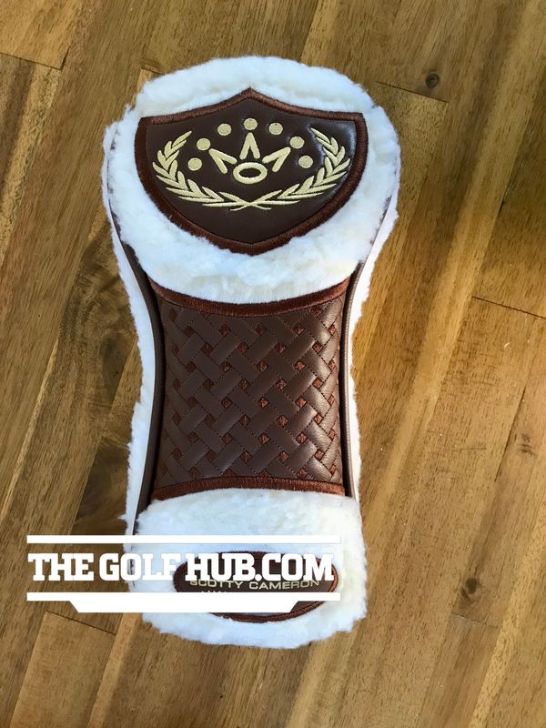 *NEW* Scotty Cameron 2014 Limited Winter Fleece Brown Leather Driver  Head Cover