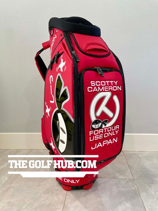 *NEW* Scotty Cameron Circle T M&G 2020 Wasabi Japan Red Staff Bag