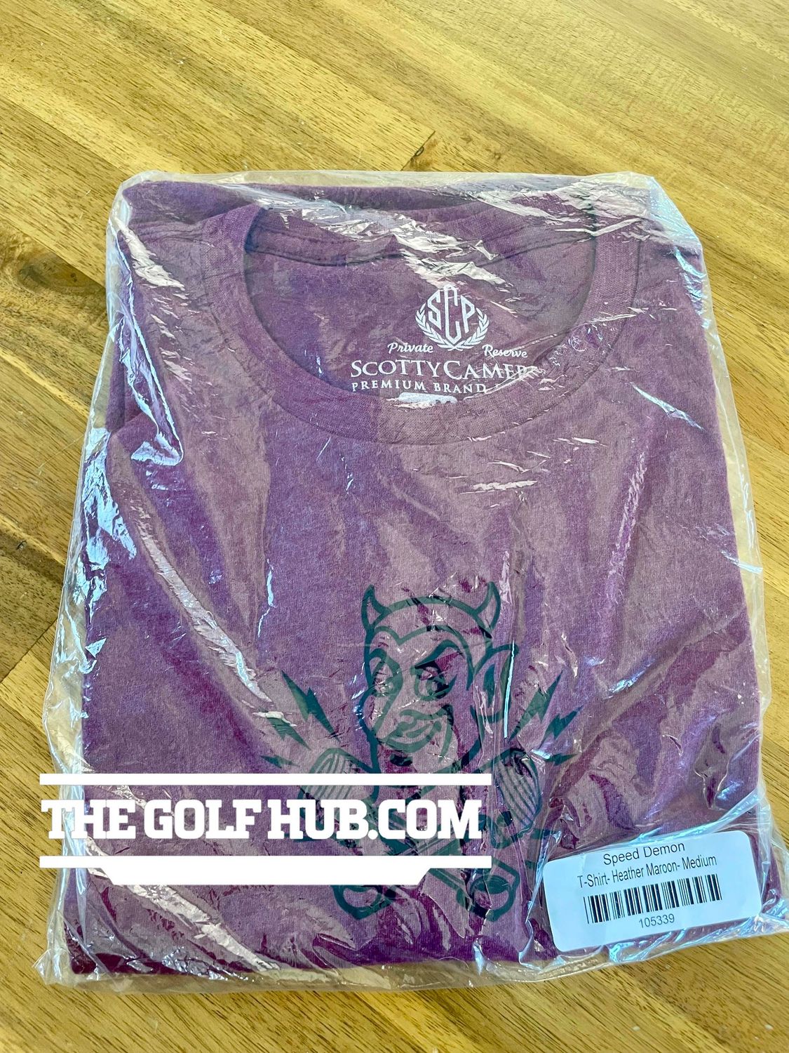 *NEW* Scotty Cameron Speed Demon	Heather Maroon T-Shirt- Medium
