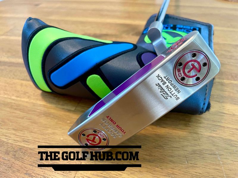 *NEW* Scotty Cameron Circle T w/COA Newport Buttonback Prototype Putter- RARE Purple Insert