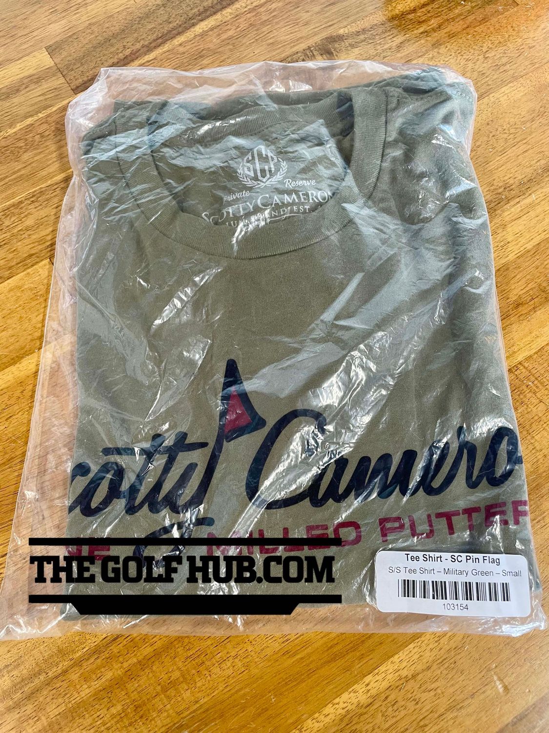 *NEW* Scotty Cameron Pin Flag Military Green T-Shirt- Small