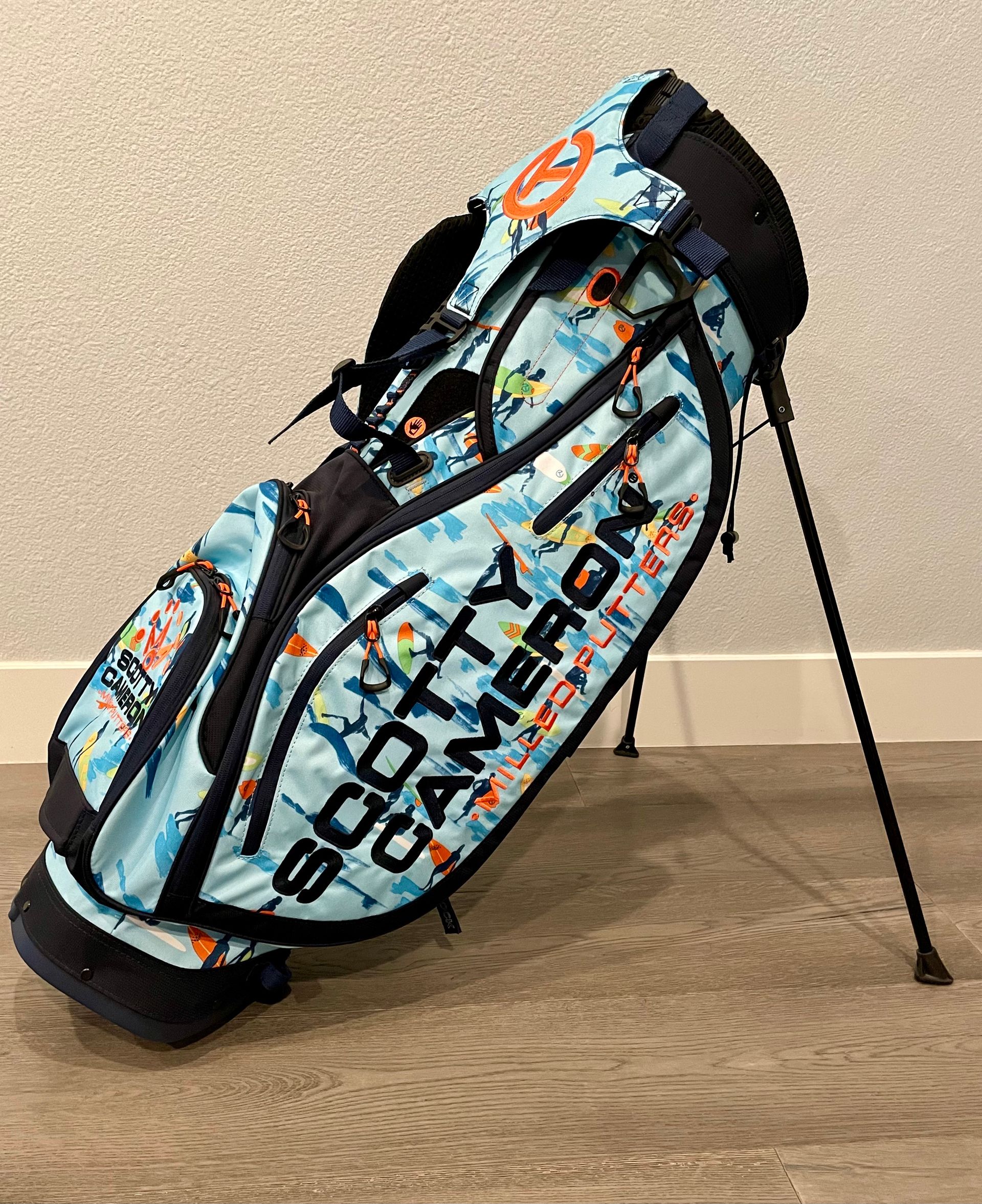 *NEW* Scotty Cameron 2022 Blue Surfer Circle T Masters Pathfinder Bag
