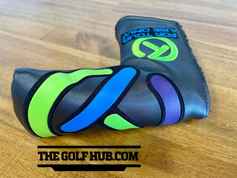 *PRISTINE* Scotty Cameron Circle T Stick Figure Head Cover- Neon/Blue/Purple