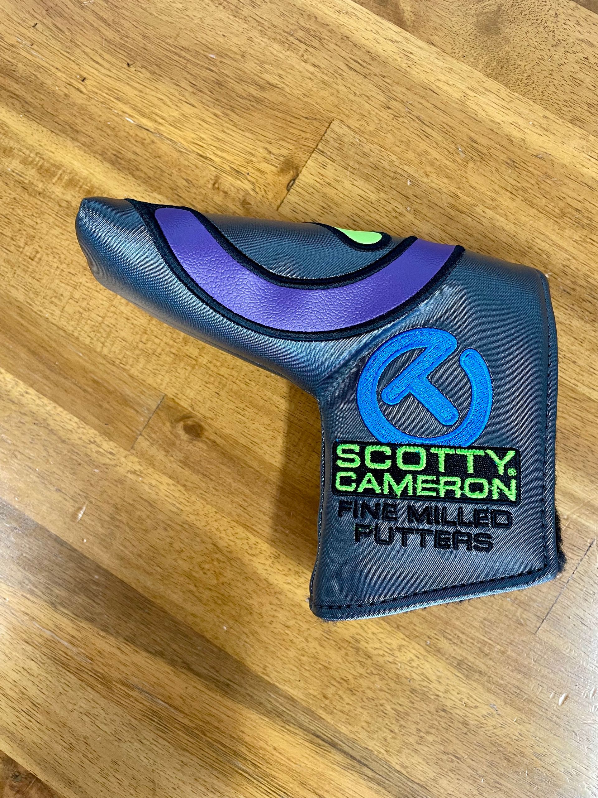 *NEW* Scotty Cameron Circle T Stick Figure Neon/Blue/Purple Head Cover