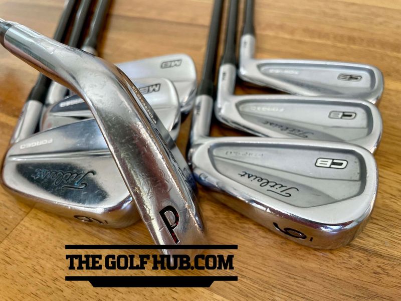Titleist CB Forged 4-P Iron Set- MMT 125TX Shaft / Pure Grips / Standard Length